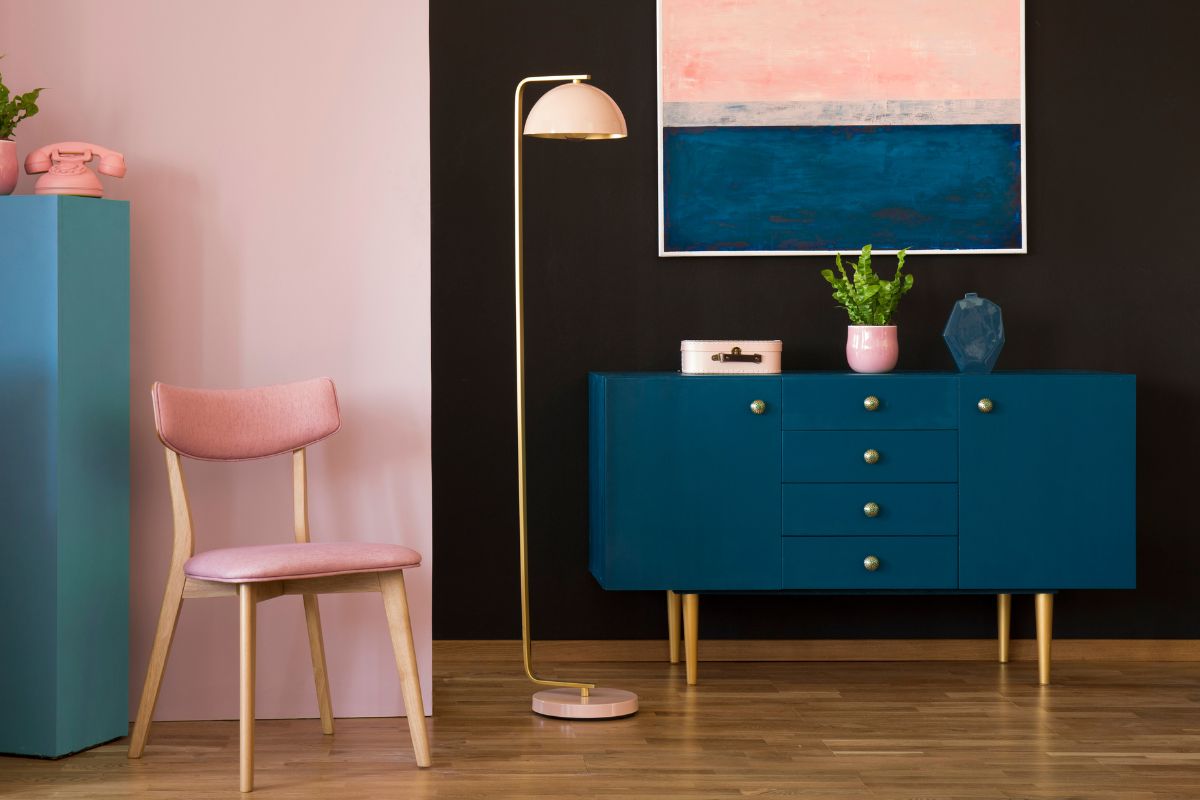 Mobili e complementi blu