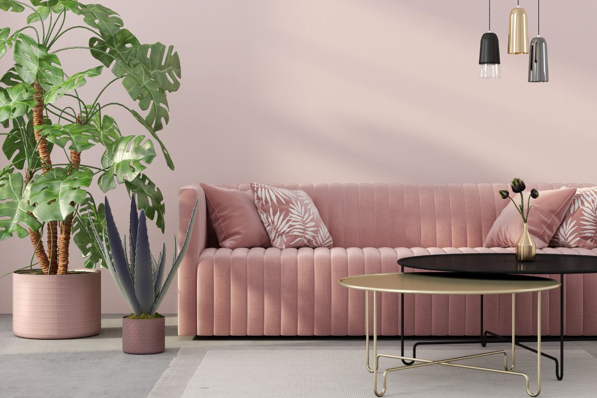 Pareti rosa pastello