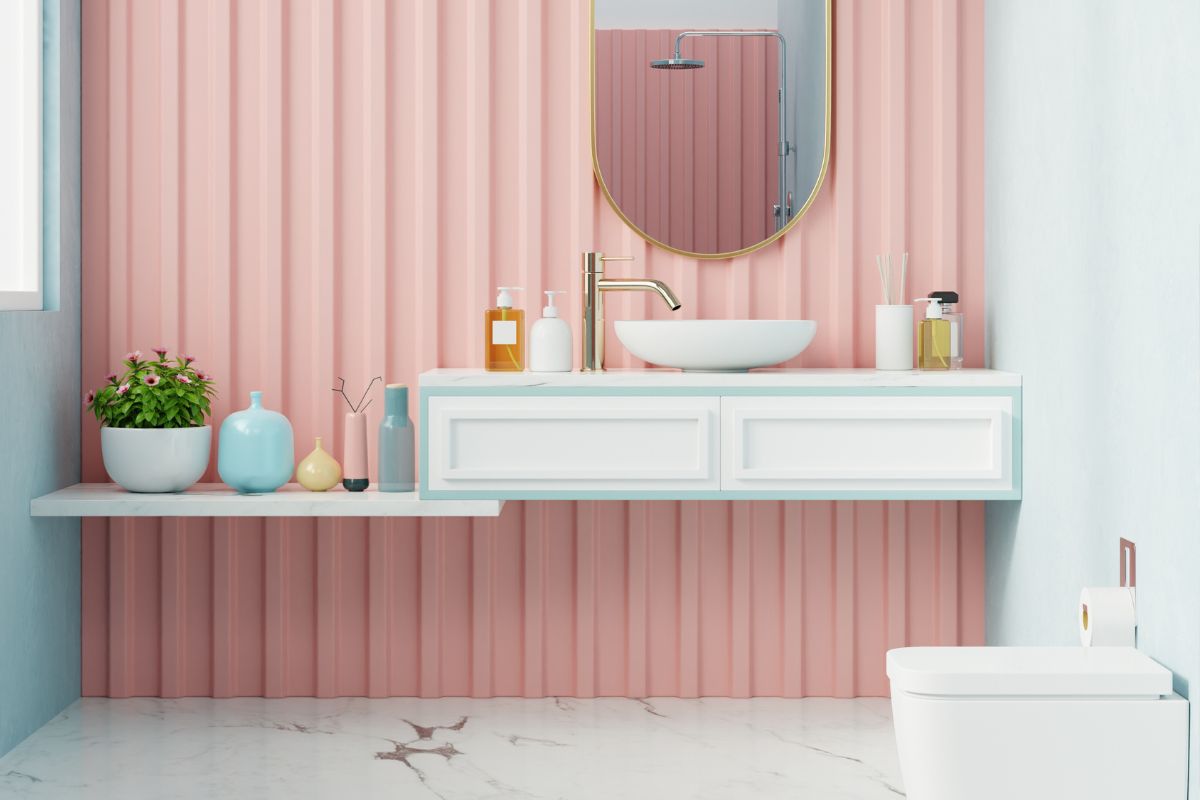 Bagno rosa