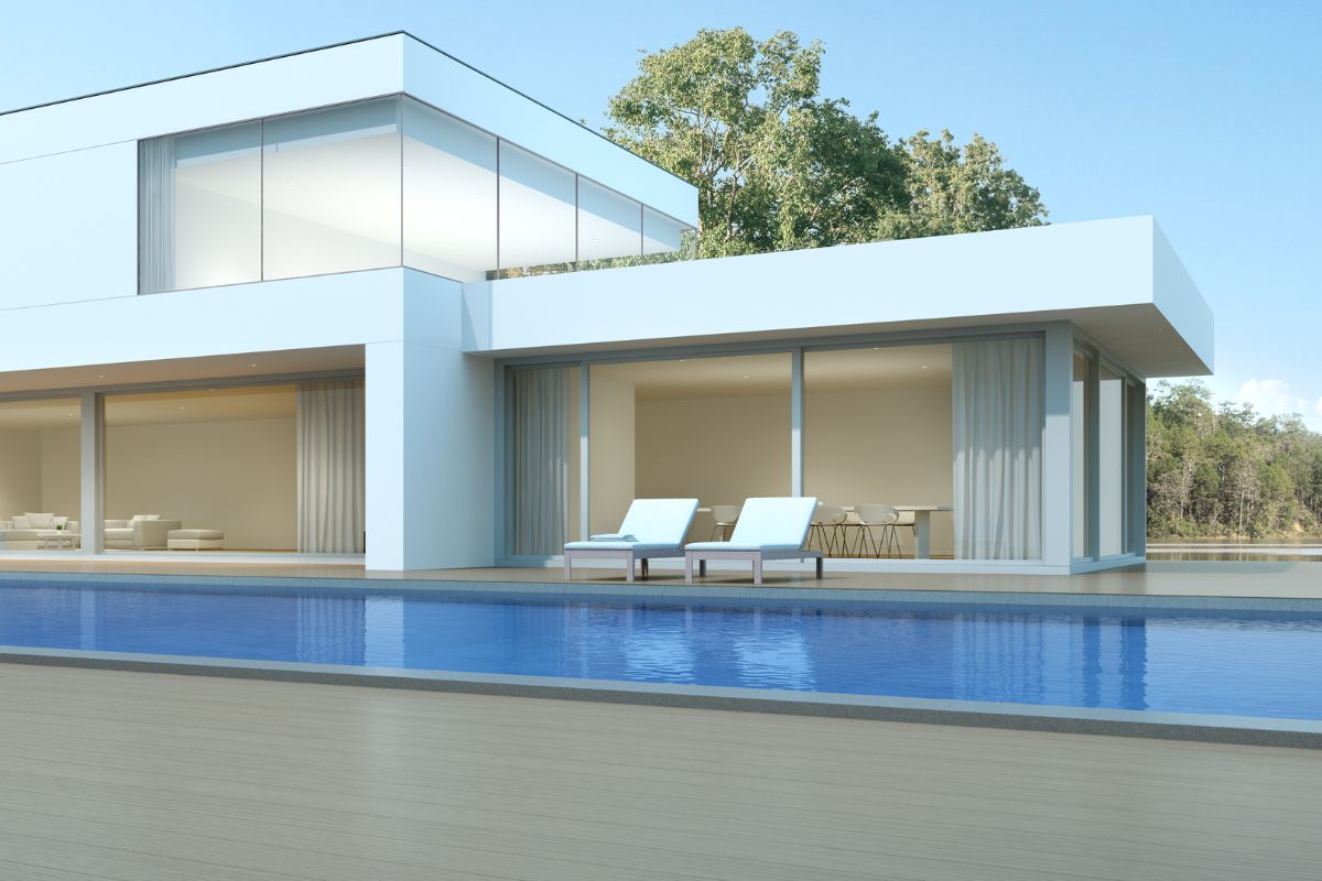 Rendering progetto piscina